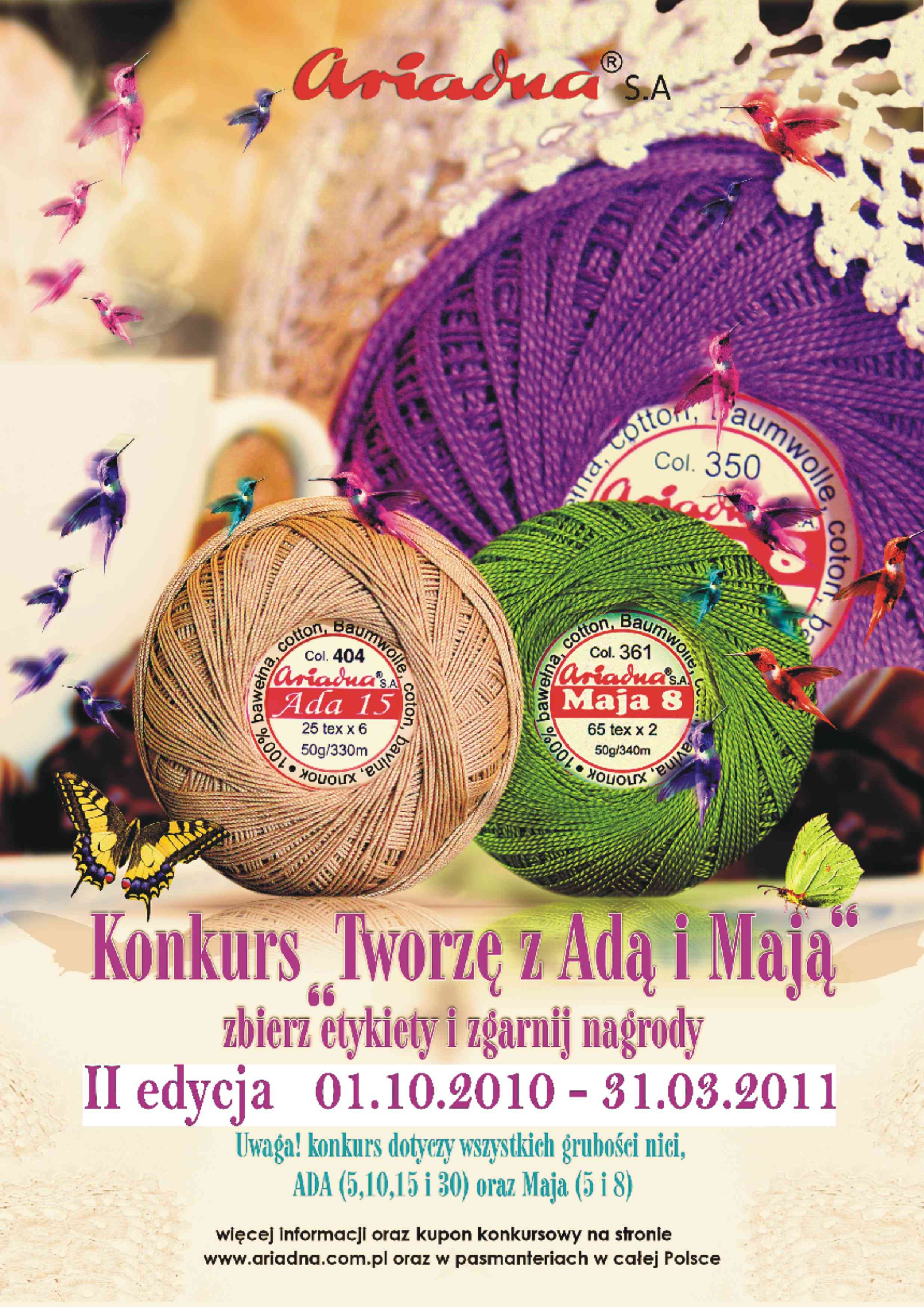 Konkurs "Tworzę z Ada i Mają"